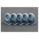 Ensemble de roues imprimées en 3D FJ43 1/35 de ScaleX