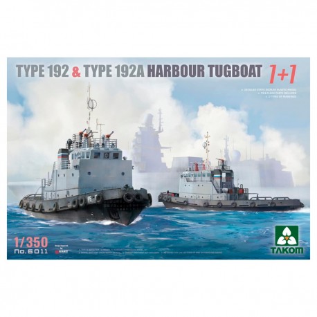 Modèle remorqueur Type 192 et 192A échelle 1/350 Takom