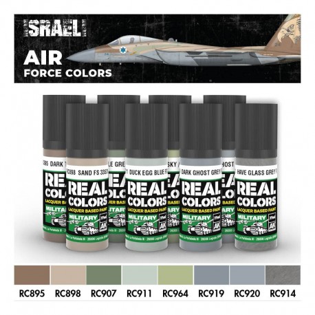 Couleurs de peinture pour avions de l'Armée de l'Air Israélienne, AK-Interactive