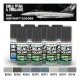 Flacons de peinture couleurs avions RAF