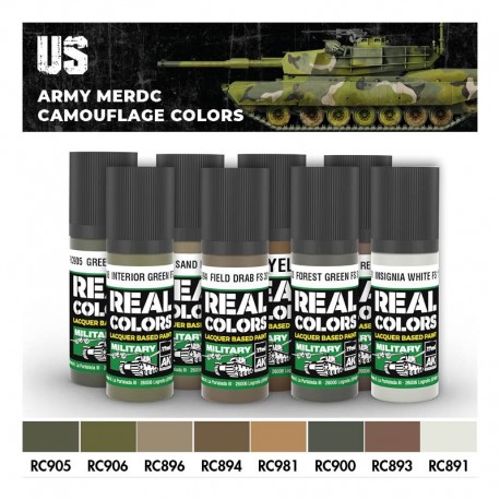 Couleurs de camouflage US Army MERDC par AK-Interactive
