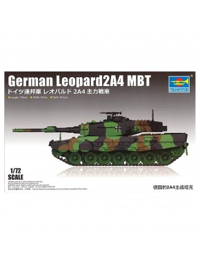 Maquete Trumpeter German Leopard 2A4 MBT 1/72