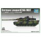 Modelo de tanque Leopard 2A6 escala 1/72 da Trumpeter