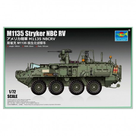 Kit de maqueta M1135 Stryker NBC RV escala 1/72 Trumpeter