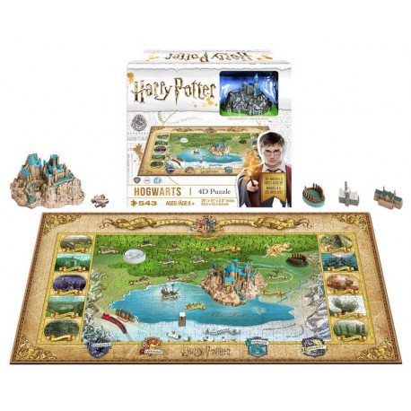 Puzzle 4D de Poudlard 500 pièces Harry Potter