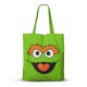 Bolsa de la compra verde con diseño de Oscar de Barrio Sésamo