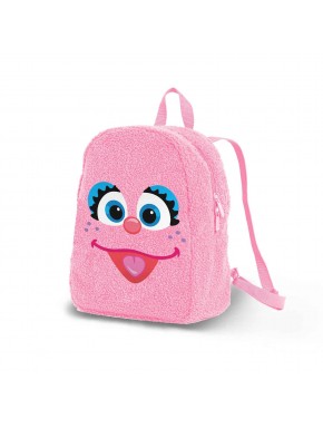Sac à dos rose Abby Cadabby 1, Rue Sésame en peluche douce