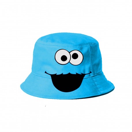 Chapeau bob bleu enfant Cookie Monster