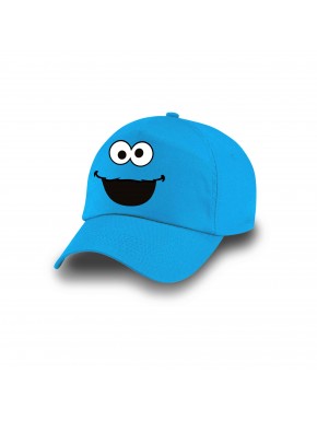 Casquette enfant bleue du Monstre des Biscuits de Sesame Street