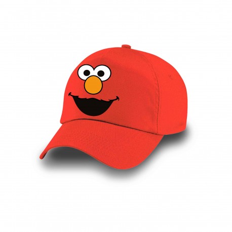 Boné infantil vermelho Elmo de Vila Sésamo