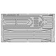 Détail des pièces photo-découpées Eduard Archer Side Skirts 1/35