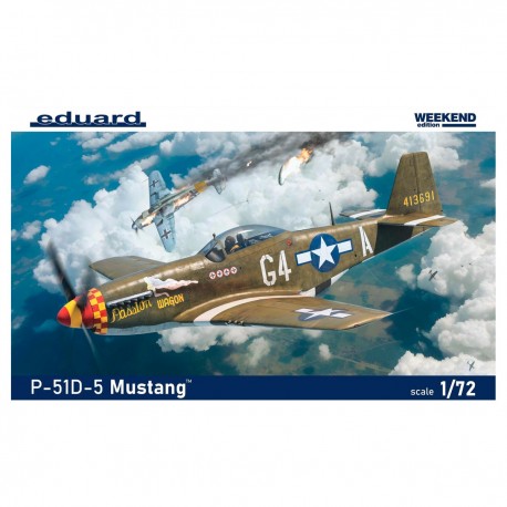 Kit de modèle P-51D-5 Mustang 1/72 Eduard
