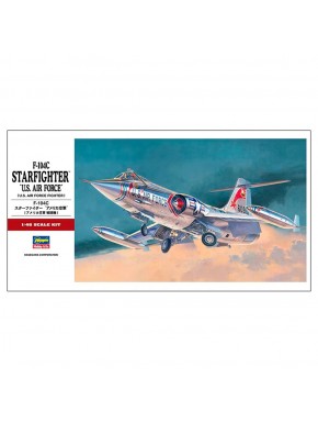 Modelo em escala F-104C Starfighter U.S.A.F da Hasegawa