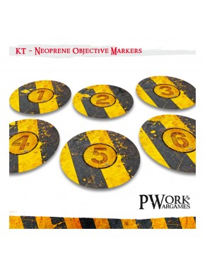 Marqueurs d'objectifs néoprène pour Warhammer 40K Kill Team