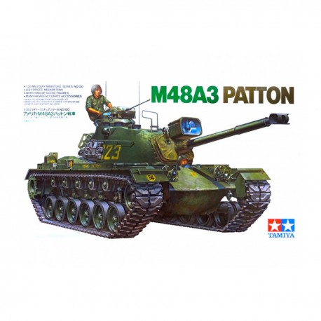Kit de maqueta tanque M48A3 Patton 1/35 Tamiya