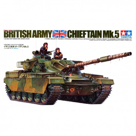 Kit de montaje tanque Chieftain Mk.5 1/35 Tamiya