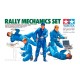 Set de figurines de mécaniciens de rallye Tamiya avec outils