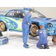 Set de figurines de mécaniciens de rallye Tamiya avec outils