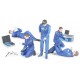 Set de figurines de mécaniciens de rallye Tamiya avec outils