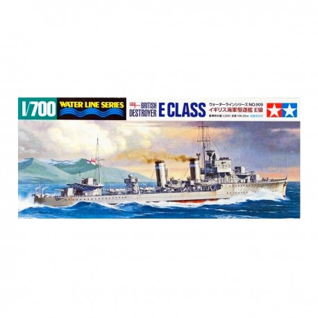 Kit de Modelo Destroyer E Class 1/700 montado
