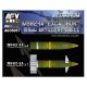 Proyectil de artillería M982-1A Excalibur 1/35 de aluminio