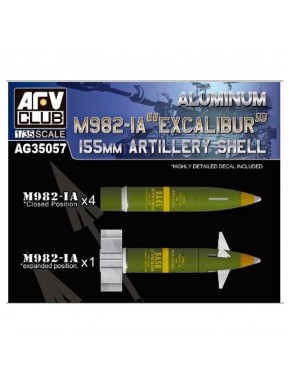 Proyectil de artillería M982-1A Excalibur 1/35 de aluminio