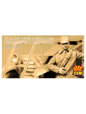 Figura de resina tripulante italiano carro blindado 1/35