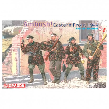 Conjunto de figuras de soldados Dragon 1/35 Frente Oriental 1944