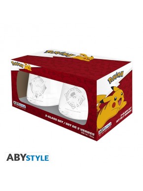 Set de verres Pokémon Évoli et Noctali