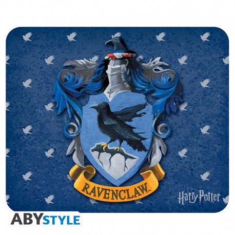 Tapis de souris flexible Serdaigle avec emblème Harry Potter