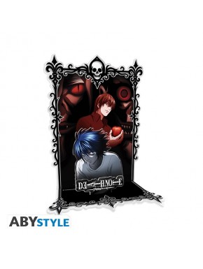 Diorama Acryl® Death Note avec L et Light dans un design gothique
