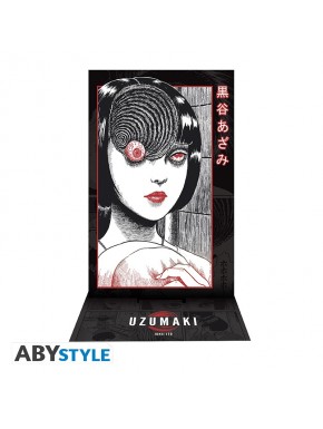 Figurine acrylique d'Uzumaki avec design d'œil en spirale