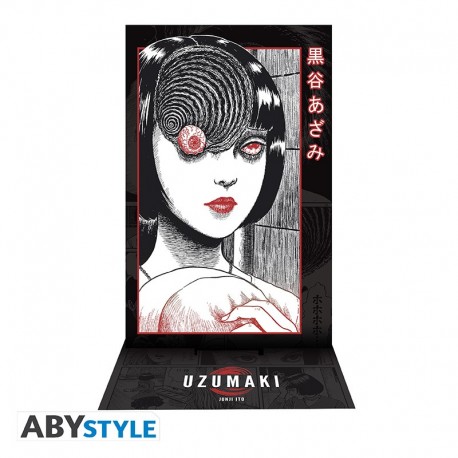 Figurine acrylique d'Uzumaki avec design d'œil en spirale