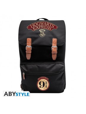 Sac à dos noir XXL Hogwarts Express avec logos emblématiques