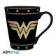 Taza de 250 ml de Wonder Woman en negro y dorado