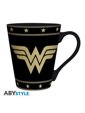 Mug Wonder Woman de 250 ml en noir et doré