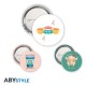 Pack de badges Friends avec design Central Perk