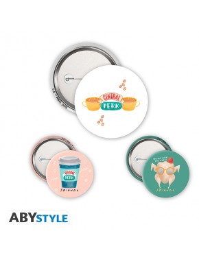 Pack de badges Friends avec design Central Perk