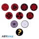 Badges de sac surprise Naruto Shippuden 50mm