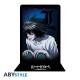Figurine Acryl de L de Death Note sur fond bleu