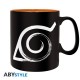 Mug noir Naruto Shippuden avec logo Konoha