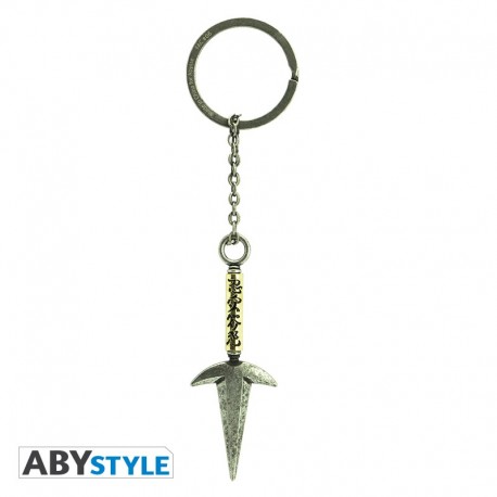 Porte-clés 3D kunai du 4ème Hokage de Naruto Shippuden