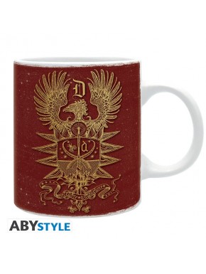 Mug marron Les Animaux Fantastiques avec design Phénix doré