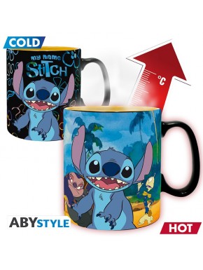 Mug thermoréactif Lilo et Stitch 460 ml.