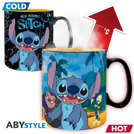 Mug thermoréactif Lilo et Stitch 460 ml.