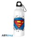 Garrafa de metal com logo do Superman