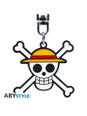 Porte-clés métal One Piece Crâne de Luffy