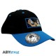 Casquette Solo Leveling bleu et noir avec design de Jinwoo