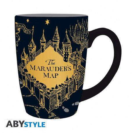 Mug de 400 ml avec design de la Carte du Maraudeur de Harry Potter