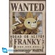 Poster One Piece style chibi de Franky Wano
